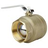 Tmg 4 in. Lead Free Brass FNPT x FNPT Full-Port Ball Valve 94ALF10A01TMG